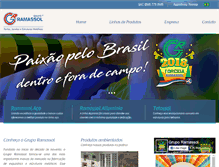 Tablet Screenshot of gruporamassol.com.br